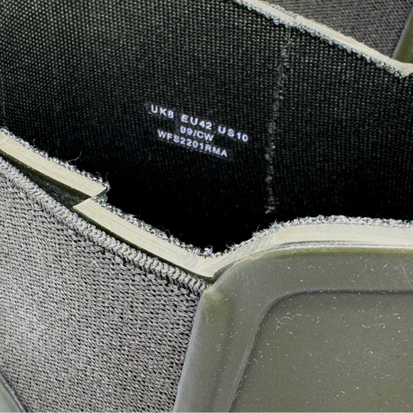 Hunter Women’s Refined Chelsea Rain Boots Olive Size 10 - Picture 8 of 13